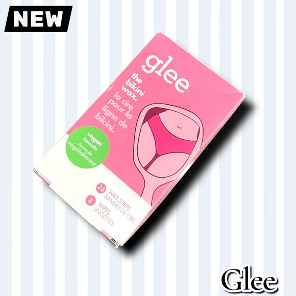 New Glee Bikini Wax Strips – 24 Strips + 8 Wipes - Picture 1 of 6